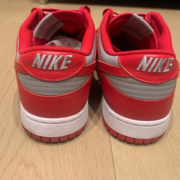 Nike dunk low UNLV sz 13 DD1391-002 red grey white - Picture 8 of 9